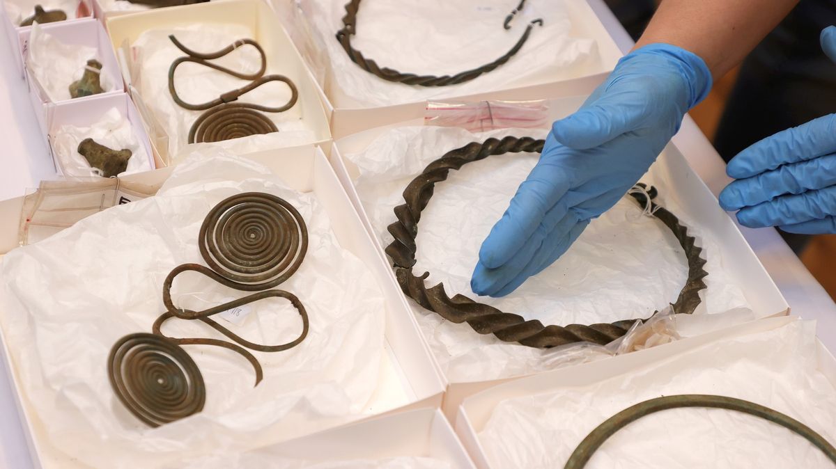 Švéd nalezl poklad z doby bronzové